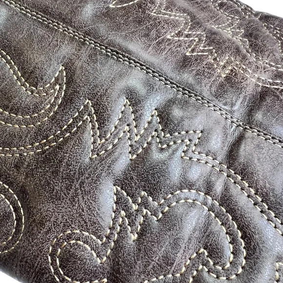 Cloudwalker by Avenue Abby Pointed Toe Side Zipperr Cowgirl Boots - Picture 11 of 15